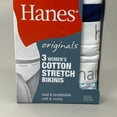 thumbnail image 5 of Women's Hanes 45UOBK Cotton Blend Bikini Panty - 3 Pack (Navy/White/Print L), 5 of 11