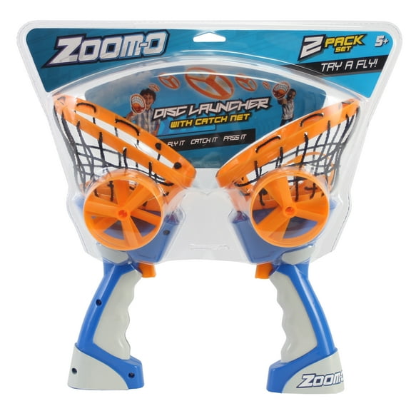 Zoom-O Flying Disc Launcher with Catch Net, Game by Blip Toys