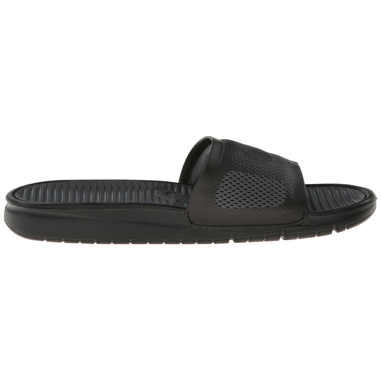 Nike Benassi Slide Sandal (8 D(M) BLACK/DARK - Walmart.com
