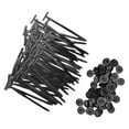 thumbnail image 1 of DYNWAVECA Nylon Cable Tie Buckle High Performance Heavy Duty Multifunctional Self Locking Zip Ties Fastener Clips for Auto Fixing 50PCS, 1 of 10