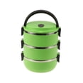 thumbnail image 1 of Termo térmico para alimentos de acero inoxidable de 2,1 litros con 3 niveles, 1 of 1