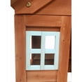 thumbnail image 5 of Kids Furniture Wooden Kids Playhouse with 2 windows and flowerpot holder,42"Lx46"Wx55"H,Golden Red,Baby Furniture, 5 of 6