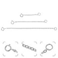 3pcs Extender Chain Adjustive DIY Extended Chains Jewelry Making