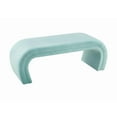 thumbnail image 4 of TOV Furniture Kenya Bright Blue Velvet Bench, 4 of 19