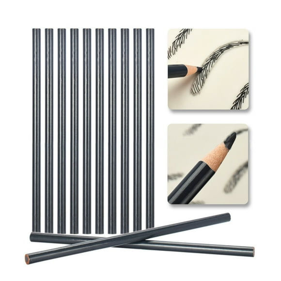 Vogacara 12 unidades de lápices de colores ATOMUS, lápiz de dibujo, lápiz Soluble en agua para tela, costura, bordado, posición fija, tatuajes, Mejoradores de cejas y pestañas gris Vogacara CE001523-01