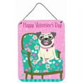 thumbnail image 3 of Carolines Treasures VHA3002DS66 Happy Valentines Day Pug Wall or Door Hanging Prints 6HX6W multicolor, 3 of 3