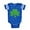 Royal Blue, variant on CafePress - Shamrock - Cute Infant Baby Football Bodysuit