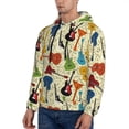 thumbnail image 2 of Hoodies for Men - Different Kind Of Guitars Long Sleeve Comfrt Men'S Fashion Hoodies & Sweatshirts, Sweatshirts for Men Hoodies Pullover Clothing Clothes with Pouch, 2 of 7