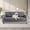 Gray, variant on JOVELL Reversible Sofa Cover for 3 Cushion Couch, Water Resistant Couch Slipcover, Non-Slip Quilted Furniture Protector for Pets & Kids, Chocolate