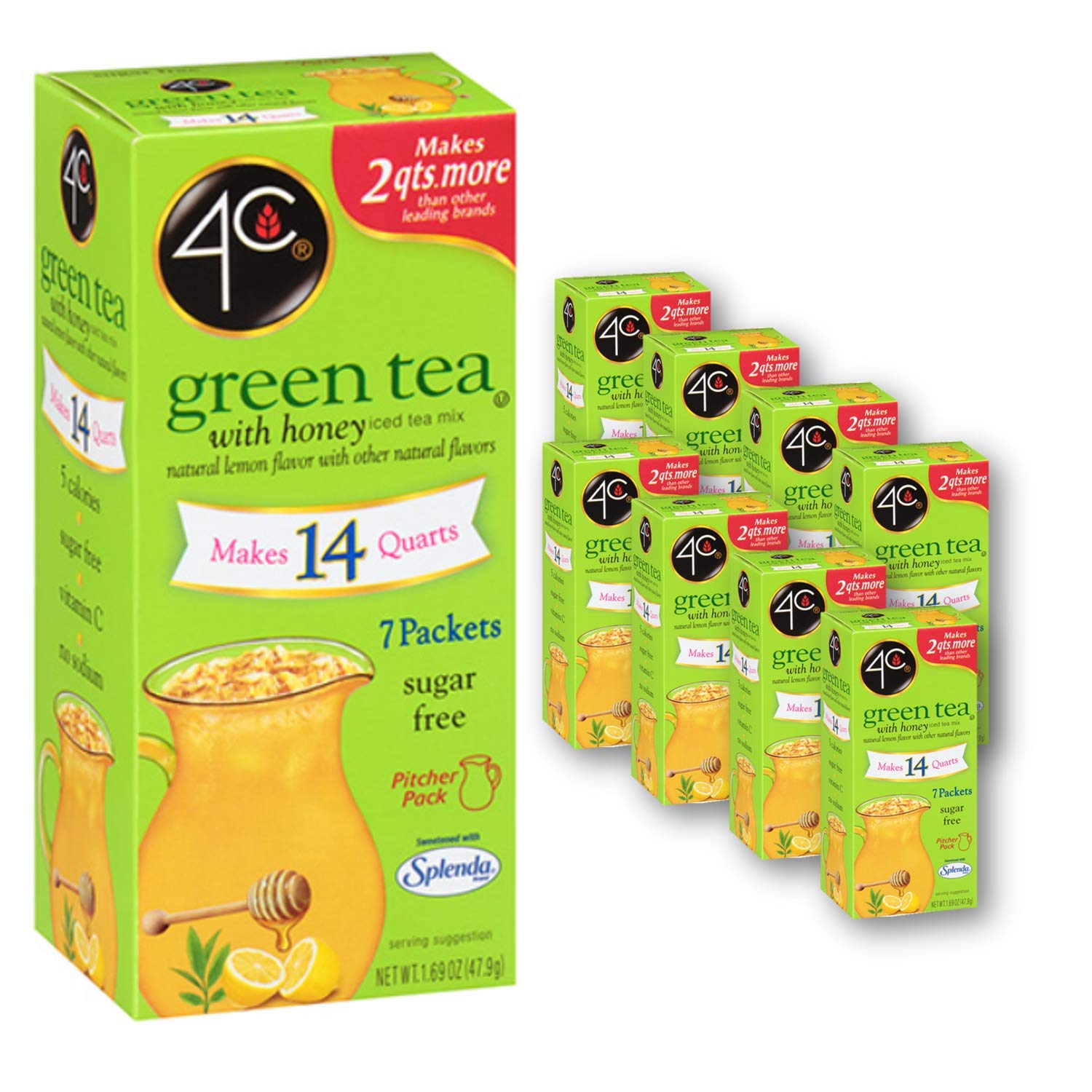 4C Powder Drink Mix Pitcher Packs Refreshing Water Flavorings 56