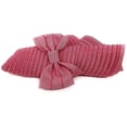 thumbnail image 5 of Nickanny's Packable Denim Crusher Sun Shade Beach Hat, Adjustable Wide Shapeable Brim Split Back, SPF UPF 50 UV Protection With Snap On Bow (Pink), 5 of 5