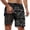 Black, variant on Ediodpoh Swim Trunks for Men Summer Casual Camo Swimwear with Double Layer Beach Pants Inside Pockets Men Swim Shorts Black XXXXL