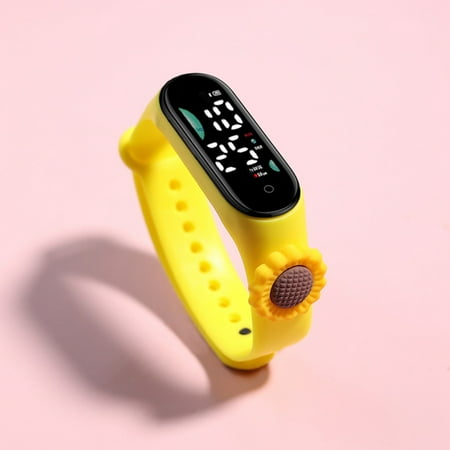 Perfect Gift for Child! HIMIWAY Sweatshirt Dress Kids  Digital Watches Durable and Rugged Smartwatch for Outdoor Adventures LED Electronic Waterproof Watch