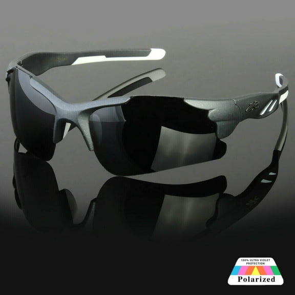 X-Loop Polarized Wrap Sunglasses Mens Sport Fishing Golfing Glasses Tac Lens