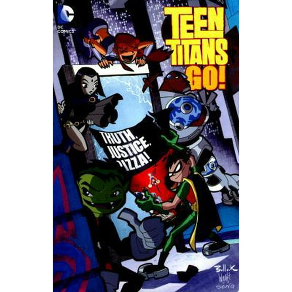 Pre-Owned Teen Titans Go!: Truth, Justice, Pizza (Paperback) 1401261965 9781401261962