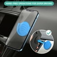 thumbnail image 4 of Phone Grip for Socket Holder, pop-tech 2 Pack Silicone Car Phone Mount Adhesive for Collapsible Grip & Stand with 3M Adhesive Replacement for Car Dashboard, Desk, Wall, Home, Office Blue, 4 of 6