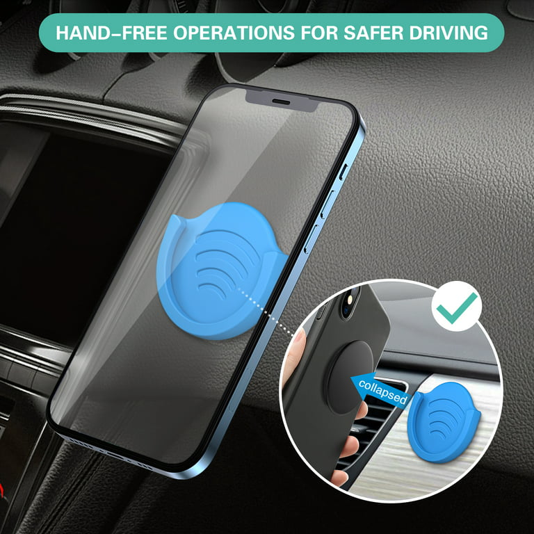 Phone Grip for Socket Holder, pop-tech 2 Pack Silicone Car Phone