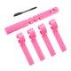 thumbnail image 1 of Uxcell 50 Pcs Etiquetas de Planta de Plástico, Etiquetas de Planta Ajustables para Vivero con Bolígrafo para Plantas Rosa, 1 of 6
