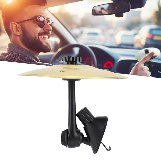 Platillo Para Coche, Mini Platillo De Bateria Para Carro, Automóviles Ventilación De Aire De Platillo De Choque, Mini Clip En El Tambor Cymbal Para El Tablero Car Crash Cymbal