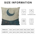 thumbnail image 5 of Boho Pillow Covers, Throw Pillow Cover, Boho Sun Moon Blue Mountains Decorative Pillowcase Throw Pillow Cover, Boho Sun Moon Dorm Bed Room Home Decor Pillow Case, 5 of 5