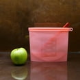 thumbnail image 7 of 7Penn Silicone Food Storage Bag 1000mL - 2pk Red 8 x 6.25in Reusable Food Bags, 7 of 7