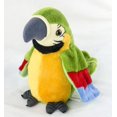 thumbnail image 2 of Perroquet Parlant Électrique Jouet en Peluche Oiseau Vert, 2 of 4