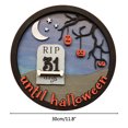 thumbnail image 2 of Calendario de Cuenta Regresiva de Madera Sincero Decoración de Halloween con Soporte y Adhesivo, 2 of 10