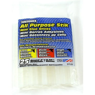 Surebonder Glue Sticks 0.28 oz. White 12/Pack (65425-PK12)