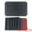 Black Red, variant on Unique Bargains Placemats Leather Placemats for Kitchen Dining Table Green Gray 18x12in
