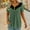 Army Green, variant on Hot days, bold styles Olyvenn Summer Casual Color Block Swing Pleated T-Shirts Tunics for Women Workout Short Sleeve Hide Belly Ladies Flowy Tops Army Green XXXL