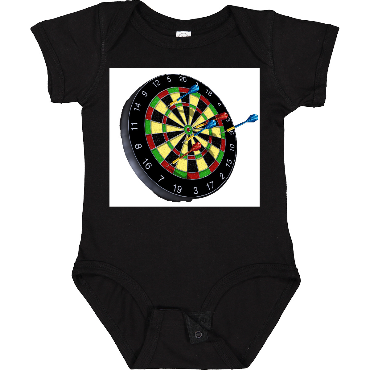 Inktastic Dart Board Boys or Girls Baby Bodysuit