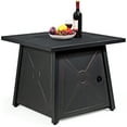 thumbnail image 1 of Patiojoy Table de Foyer au Propane Extérieur Carré de 50 000 BTU avec Housse Imperméable Roche de Lave, 1 of 8