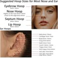 thumbnail image 4 of Briana Williams 8PCS Nose Rings Tragus Piercing Jewelry for Women Men Girls 6mm 8mm 10mm 12mm, 4 of 8