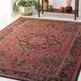 thumbnail image 3 of SAFAVIEH Journey Ethelinda Floral Bordered Area Rug, Navy/Red, 7'9" x 10', 3 of 13