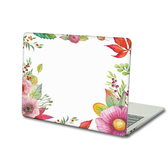 KSK KAISHEK Compatible with MacBook Pro 14" Case 2023 - 2021 Rel. Model A2779 M2/A2442 M1, Plastic Hard Shell, Flowers 125