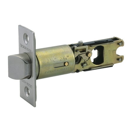 Satin Nickel Latch - Design House 790774 Pro 2-Way Adjustable Bed and Bath Latch, Satin Nickel