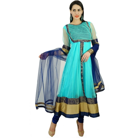 Atasi Womens Readymade Designer Bollywood Anarkali Suit With Dupatta