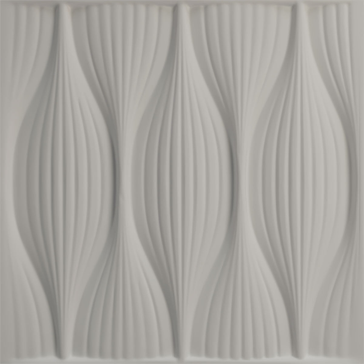 19 5/8"W x 19 5/8"H Willow EnduraWall Decorative 3D Wall Panel, Bright Coat Copper (Covers 2.67 Sq. Ft.)