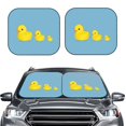thumbnail image 2 of Fotbe Cute Ducky Juego de 2 Piezas de Parasoles para Parabrisas | Bloqueador Solar para Auto | Accesorios Plegables para Protección Solar Interior-Medium, 2 of 6