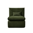 thumbnail image 3 of Jopath Compressed Lounge Chair With Ottoman,Innovative Compressed Lounge Chair, Modern Sofa For Small Spaces, Comfortable Upholstered Sofa For Living Room, Bedroom Or Studio Green, 3 of 9