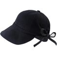 thumbnail image 5 of CoCopeaunts Women Bucket Hat Spring Summer Girls Outdoor Visor Bow Back Beach Fisherman Hat Solid Color Lady Sport Bucket Caps, 5 of 8