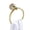 Gold, variant on White Porcelain Towel Rack, Towel Ring, White Porcelain Metal Pendant, Wall Mounted, Bathroom Hardware