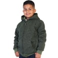 thumbnail image 2 of Swan Boy's Full-Zip Sherpa-Lined Hoodie Jacket with Pockets (1-Pack), 2 of 4