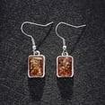 thumbnail image 5 of New Arrival !!! Square Oval Amber African Style Women Necklace Hook Earrings Party Jewelry Set, 5 of 5