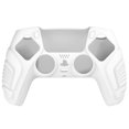 thumbnail image 2 of PlayVital Raging Warrior Edition Controller Protective Case Cover for PS5, Anti-Slip Rubber Protector Soft Silicone Skin for PS5 Controller with Thumbstick Caps - White, 2 of 8
