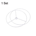 thumbnail image 5 of Unique Bargains Lampshade Holder Frame Lamp Shade Ring Baked Coating 1 Set 9.84inch, 5 of 5