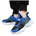 thumbnail image 5 of Zanarzt Girls Tennis Shoes Boys Shoes Kids Tennis School Sneakers Breathable Running Athletic Shoes Blue,US 11, 5 of 7