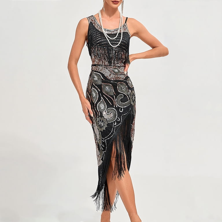 flapper style prom dresses Roaring 20s Flapper Homecoming Dress Flapper Dress The Great Gatsby Prom Dresses Gatsby Prom Dress