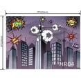 thumbnail image 2 of YUSDECOR 7x5ft Super City Photo Backdrops Studio Background Studio Props, 2 of 4
