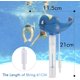 thumbnail image 4 of Termómetro flotante para piscina, termómetro de temperatura del agua con cable y desayuno para todas las piscinas exteriores e interiores, spas, acuarios, jacuzzi, estanques de peces (ballen, 4 of 5